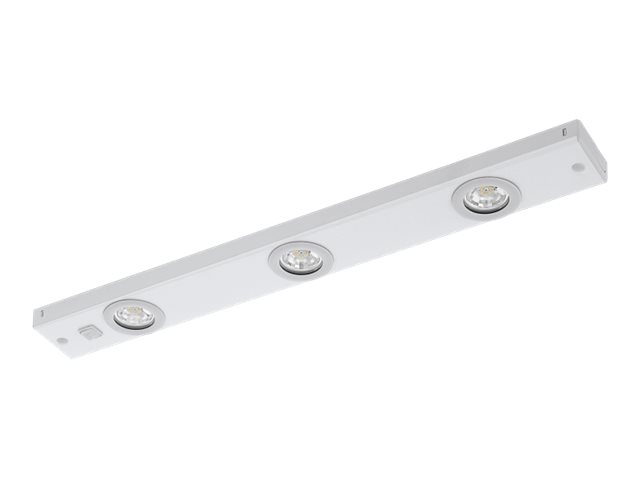 Eglo Kob Led Lysliste/Armatur I Hvid, Velegnet Til Skabs/Underskabsbelysning, 3X2,3W Led, 3X260lm, 3000K Med Afbryder På Listen, L: 60 Cm