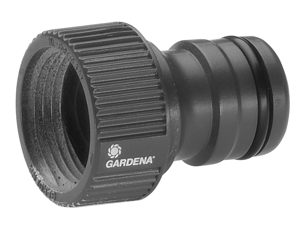 Gardena 2801-20, Schlauchanschluss, Schwarz