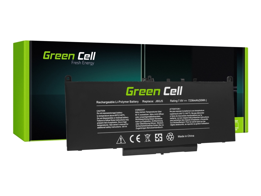 Green Cell De135, Akku, Dell, Latitude E7270 E747