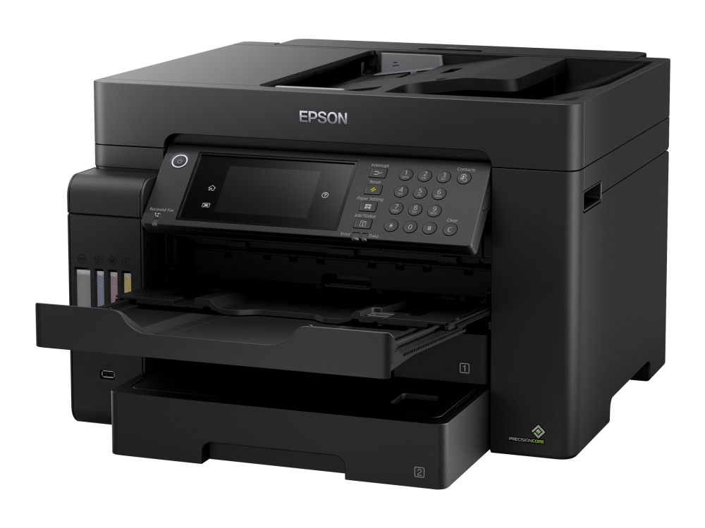 Epson Ecotank L15160, Tintenstrahl, Farbdruck, 4800 X 1200 Dpi, A3+, Direktdruck, Schwarz