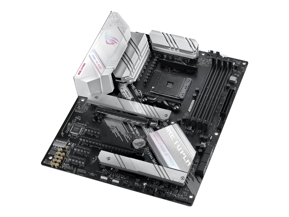 ASUS ROG STRIX B550-A GAMING - Bundkort - ATX - Socket AM4 - AMD B550 Chipset - USB-C Gen2, USB 3.2 Gen 1, USB 3.2 Gen 2 - 2.5 Gigabit LAN - onboard grafik (CPU påkrævet) - HD Audio (8-kanaler)