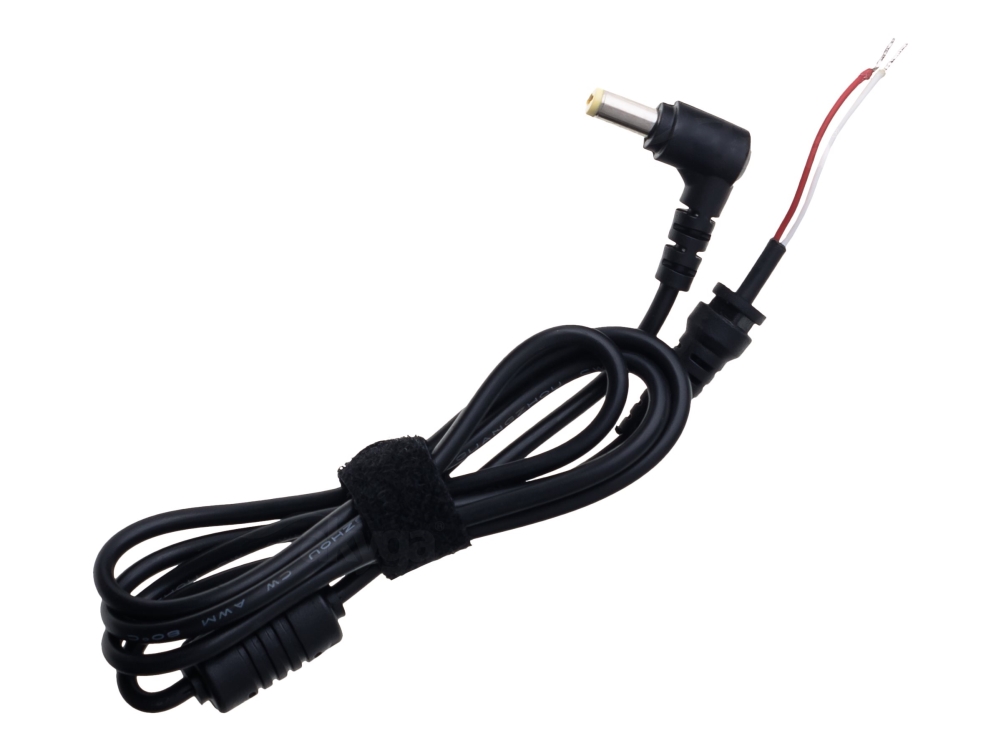 Akyga AK-SC - Strømkabel - DC jackstik 5,5 x 1,7 mm til uisoleret ledning - 50 V - 1,2 m - sort | Datortillbehör - Kablar & adaptrar - Strömkablar | GameStuff