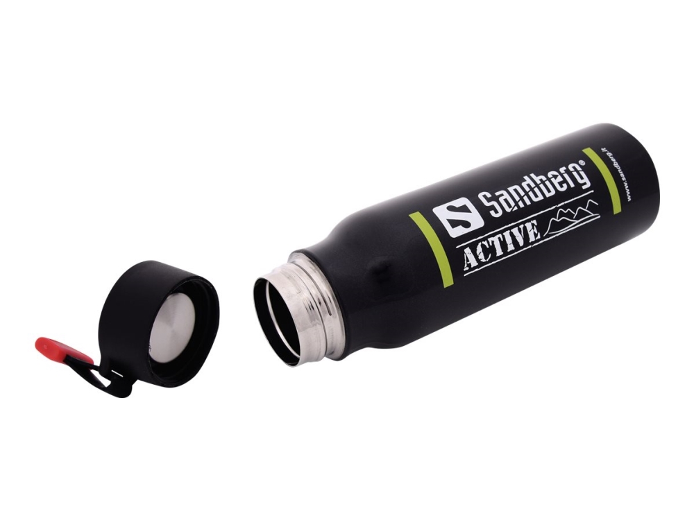 Sandberg Active - Termosflaska - Storlek 6.5 cm - H&ouml;jd 20.5 cm - 400 ml