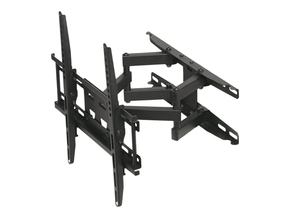 Art Adux150 - Beslag - Fuld-Bevægelse Justerbar Dobbeltarm - For Lcd Tv - Metal - Sort - Skærmstørrelse: 23"-60" - Vægmonterbar