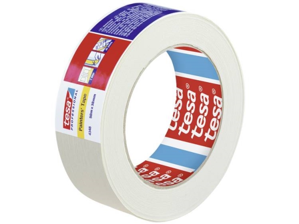 Tesa 04348-00018-03 Crepebånd Tesakrepp Beige (L X B) 50.00 M X 38.00 Mm 50 M