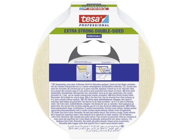 Tesa Extra Strong 51960-00001-11 Teppichklebeband Tesa Professional Transluzent (L X B) 25 M X 50 Mm 1 Stk