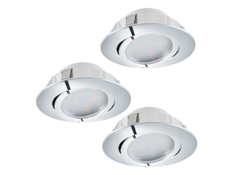 Eglo Pineda Flush Mount Kit Kip Ø84 3X4,9W 1470Lm Chrom