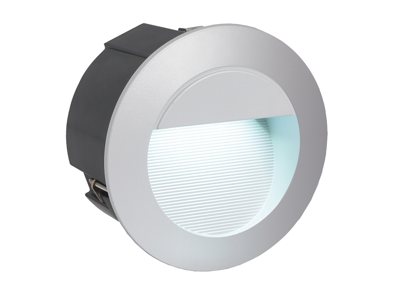 Eglo Zimba Led Vægindbyg. Ø:125 320Lm Ip65 Silver