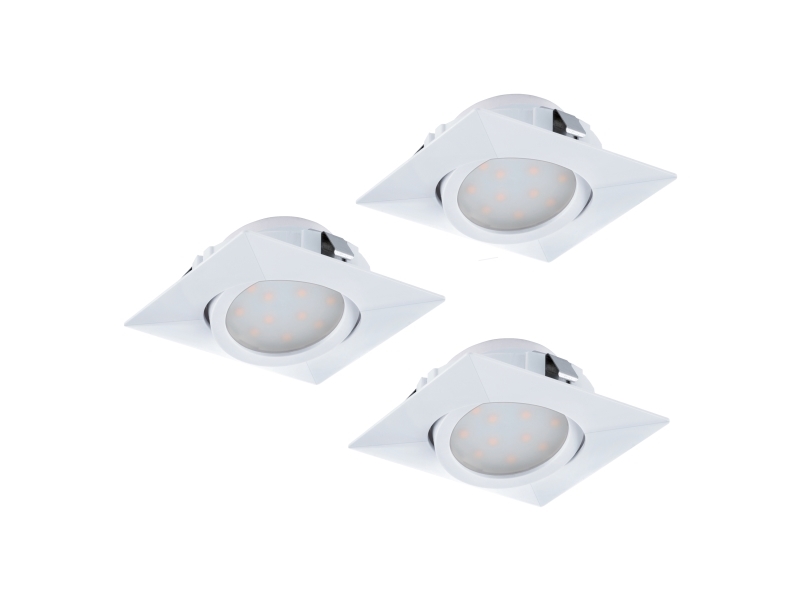 Eglo Pineda Einbauset Kip 3X500lm 84X84 Weiss
