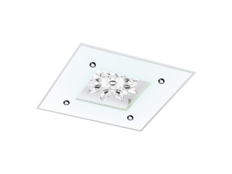 Eglo Benalua 1 Loft 2000 Lm Dimmbar Kristall/Satin
