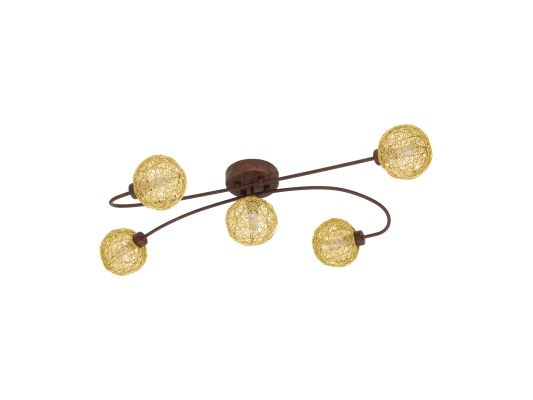 Eglo Caris 1 Loft 5X360lm Rust