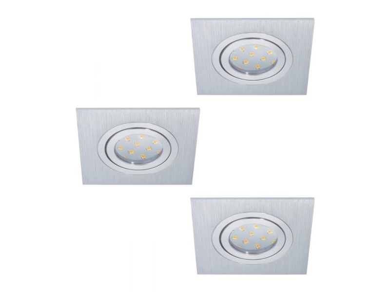 Eglo Areito Einbauset 3Xgu10 400Lm 95X95 Alu