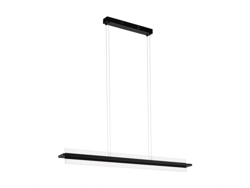 Eglo Spadafora Led Langbord Sort/Klar Satin