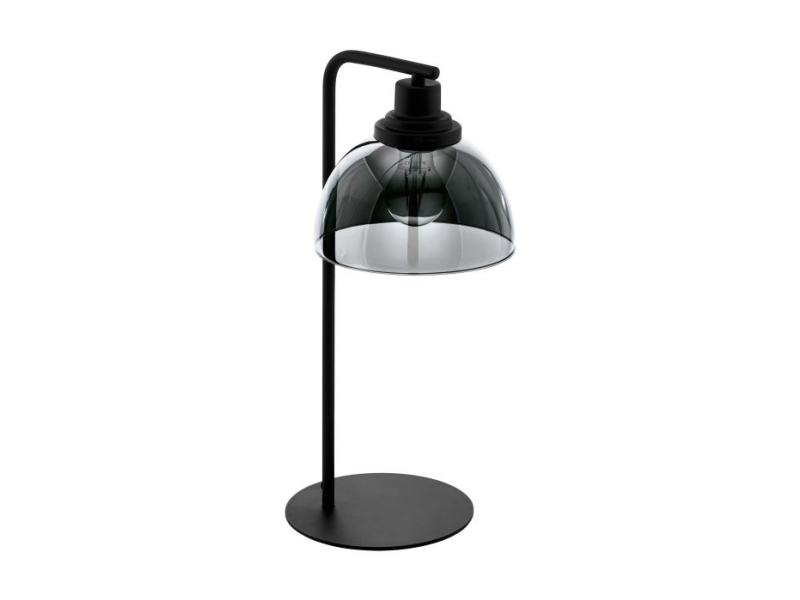 Eglo Beleser, Schwarz, Glas, Stahl, Wohnzimmer, Ip20, Ii, E27