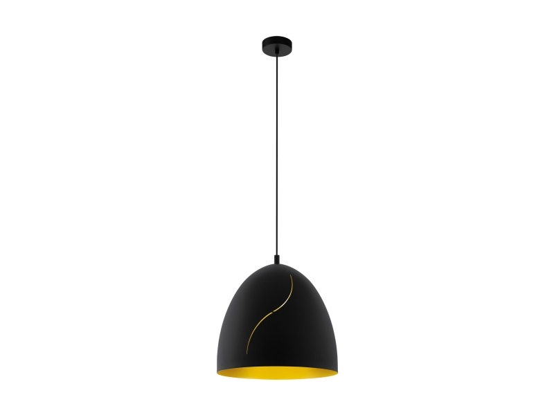 Eglo Hunningham, Schwarz, Gold, Schwarz, Gold, Stahl, Rund, Indoor, Ip20
