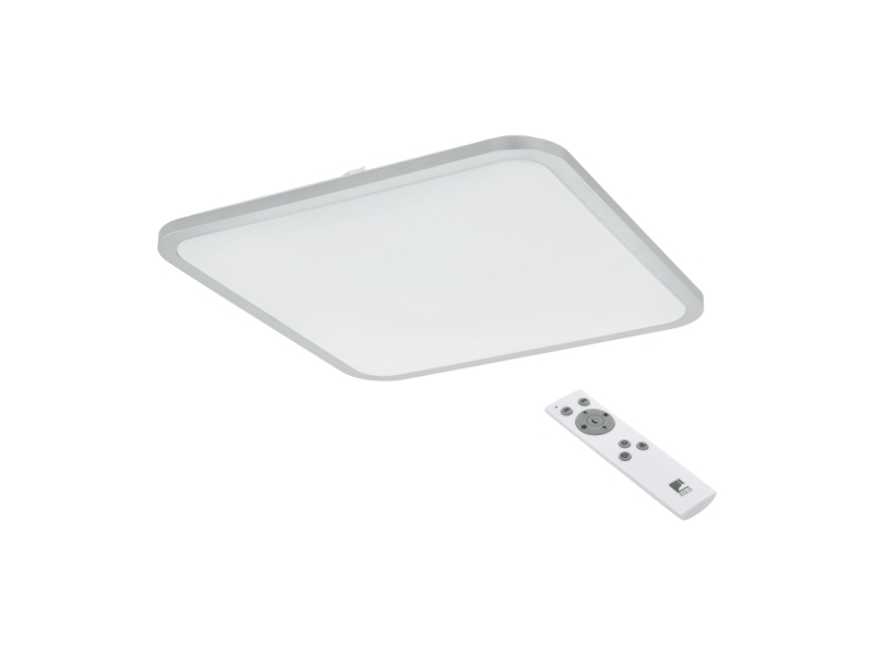 Eglo Cogoleto Loft 490X490 3200 Lm 3000-5000K Weiß/Silber M/Fernb.