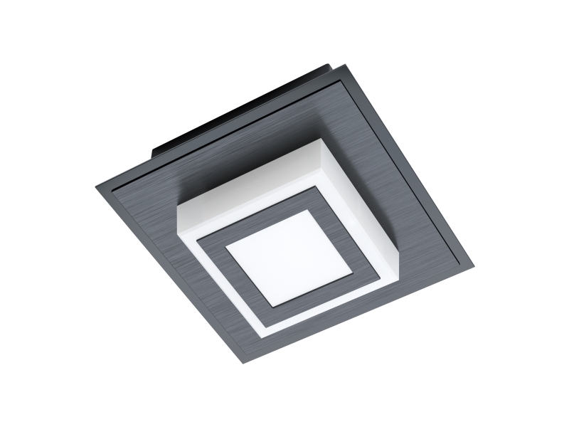 Eglo Masiano 1 Væg/Loft Led Sort/Satin