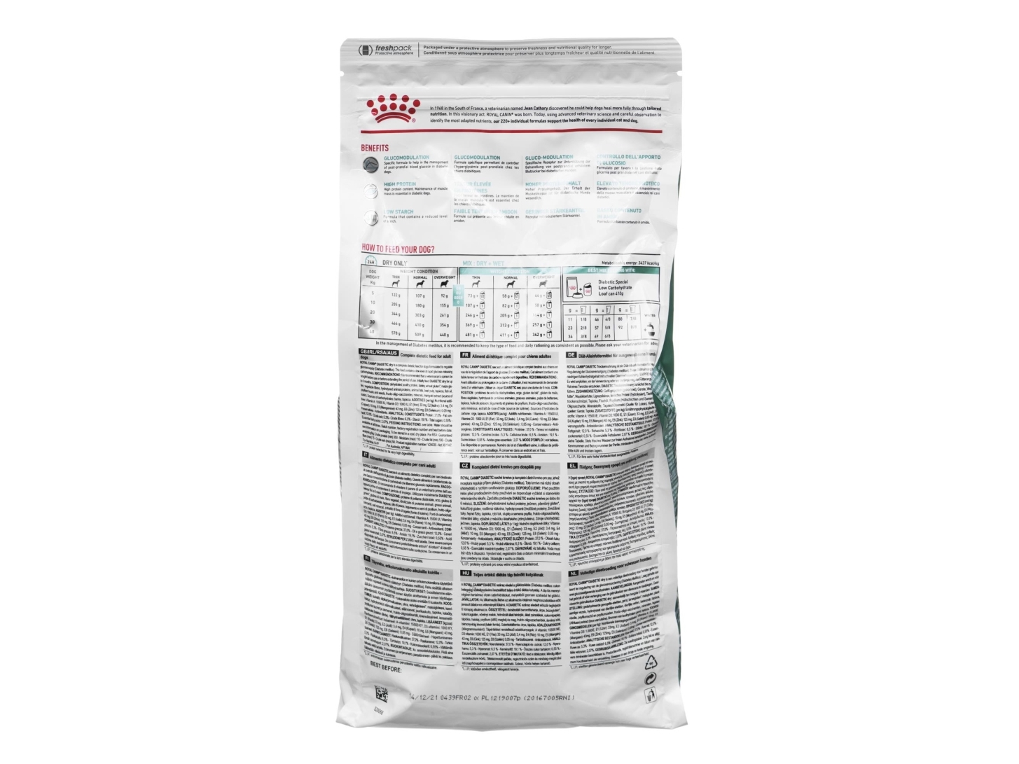 Royal Canin Veterinary Diet Canine Diabetic Ds37 1,5Kg