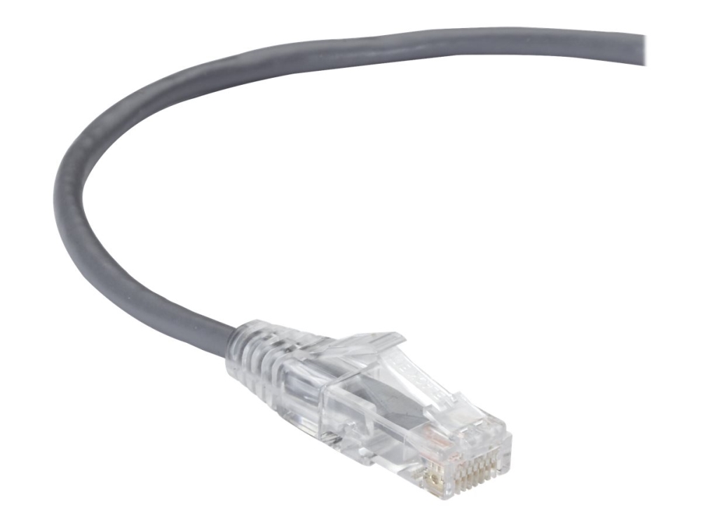 Black Box Slim-Net - Patchkabel - Rj-45 (Han) Til Rj-45 (Han) - Utp - Cat 6 - Booted, Formet, Strenget - Grå