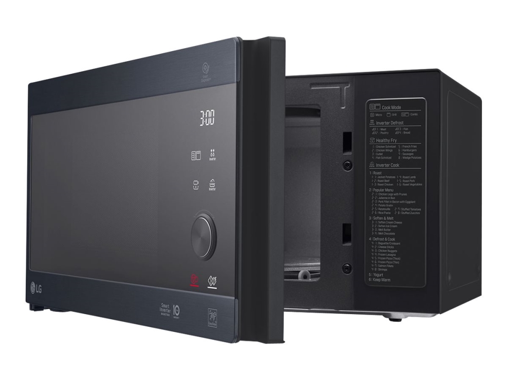 LG NeoChef MH6565CPB - Mikrobølgeovn med grill - 25 liter - 1000 W - matsort stål