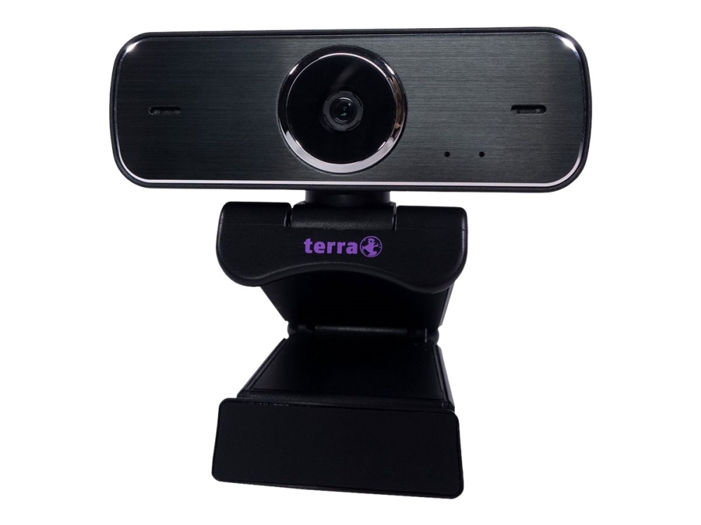 TERRA Webcam JP-WTFF-1080 - Webcam - farve - 1920 x 1080 - 1080p - fast brændvidde - audio - USB 2.0 - MJPEG
