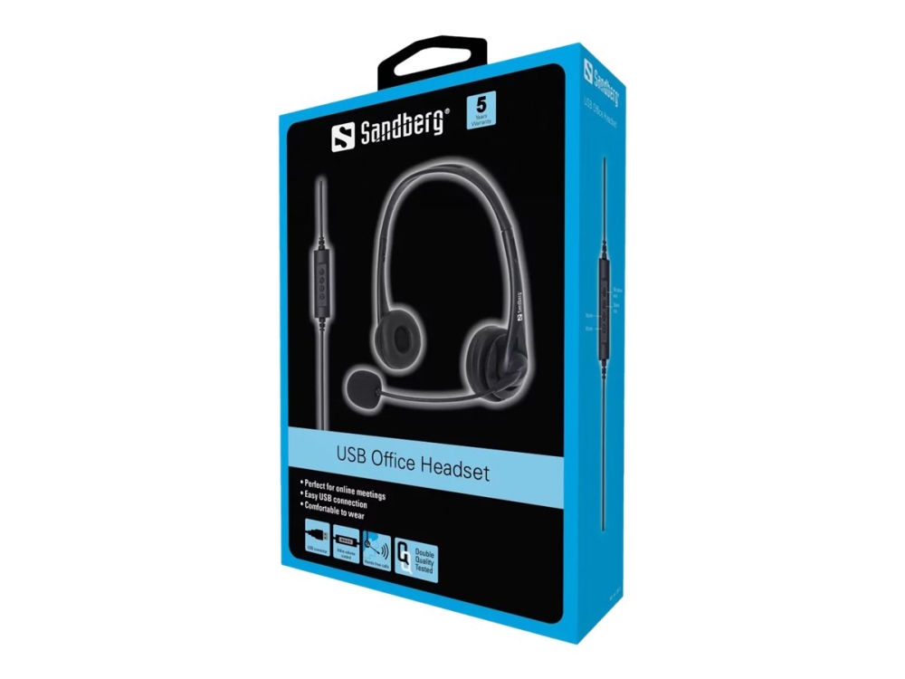 Sandberg Usb Office Headset - Headset - På Øret - Kablet - Usb-A