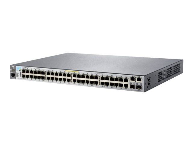 Hpe Aruba 2530-48-Poe+ - Switch - Administreret - 48 X 10/100 + 2 X Combo Gigabit Sfp + 2 X 10/100/1000 - Desktop, Monterbar På Stativ, Væg-Monterbar