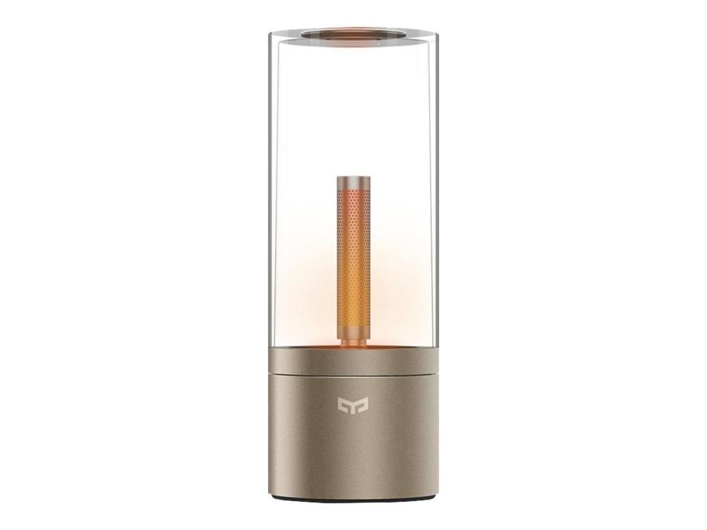 Yeelight Candela - Dekorationslampe - LED - 6.5 W - gyldent lys - 1600 K - cylinder
