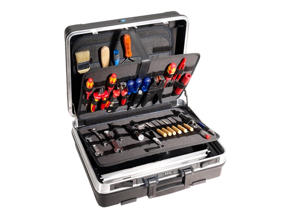 B&W tool.case base - Datorv&auml;ska f&ouml;r verktyg - aluminium, st&ouml;tt&aring;lig ABS-plast - svart