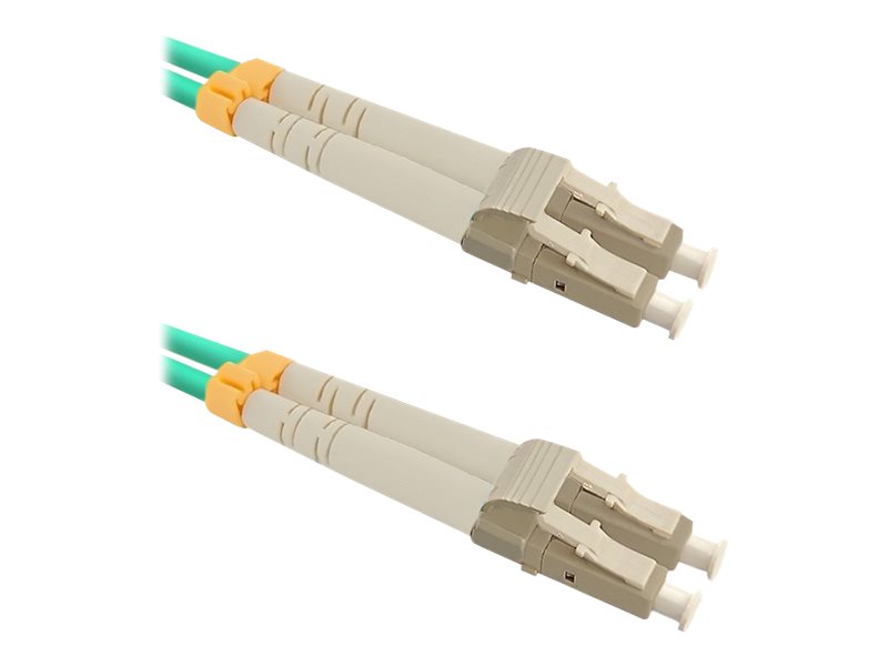 Qoltec Duplex - Patchkabel - Lc/Upc Multi-Mode (Han) Til Lc/Upc Multi-Mode (Han) - 1 M. - 3 Mm - Fiberoptik - Duplex - 50 / 125 My - Om4 - Halogenfri