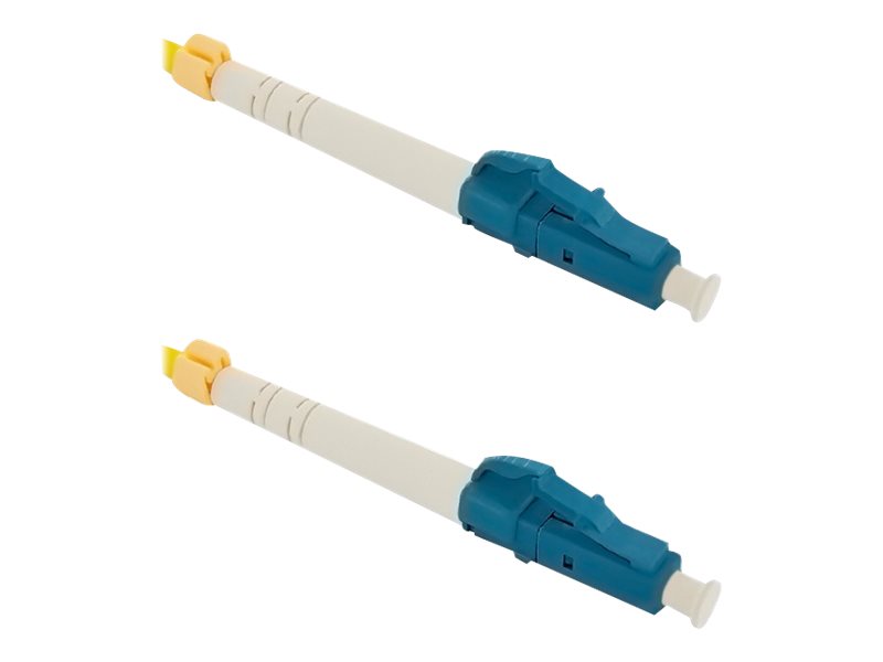 Qoltec - Patchkabel - Lc/Upc Enkelttilstand (Han) Bis Lc/Upc Enkelttilstand (Han) - 0.5 M. - Fiberoptik - Simplex - 9 / 125 Micron - G.652D - Halogen