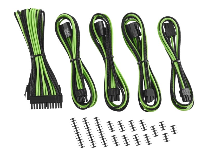 Cablemod Kabelset, Schwarz/Grün (Cm-Cab-Ckit-N86kklg-R)