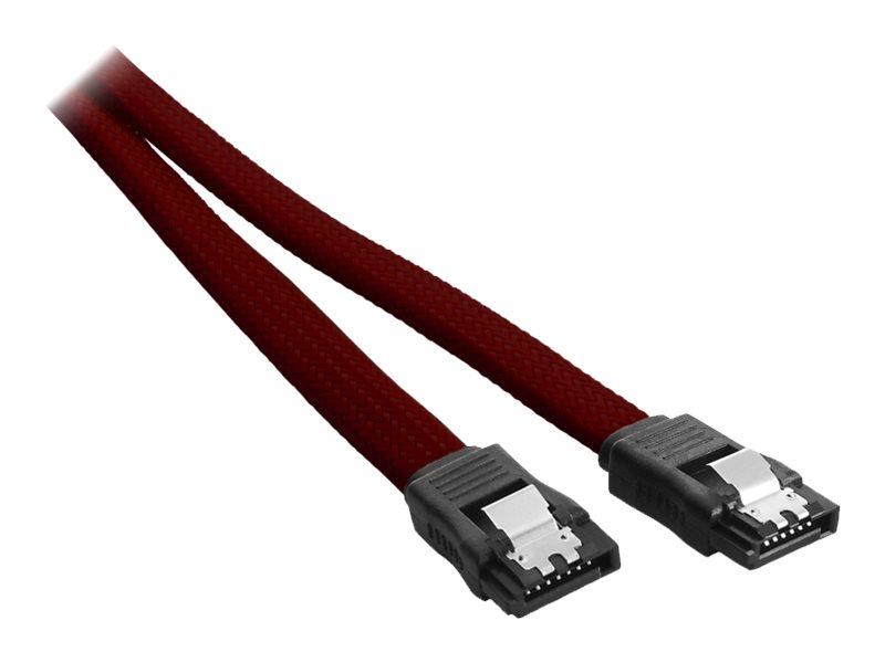 Cablemod Modmesh - Sata-Kabel - Serial Ata 150/300/600 - Sata (Hun) Til Sata (Hun) - 60 Cm - Blodrød