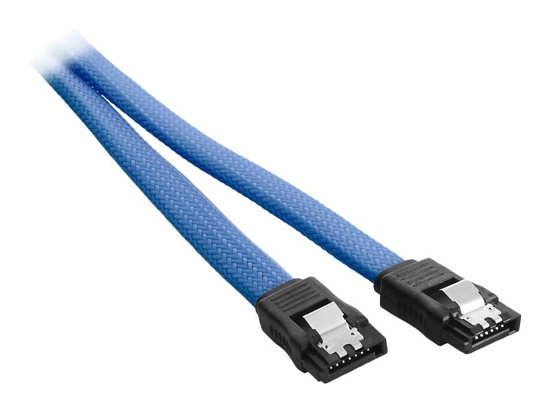 Cablemod Modmesh - Sata-Kabel - Serial Ata 150/300/600 - Sata (Hun) Til Sata (Hun) - 60 Cm - Lyseblå