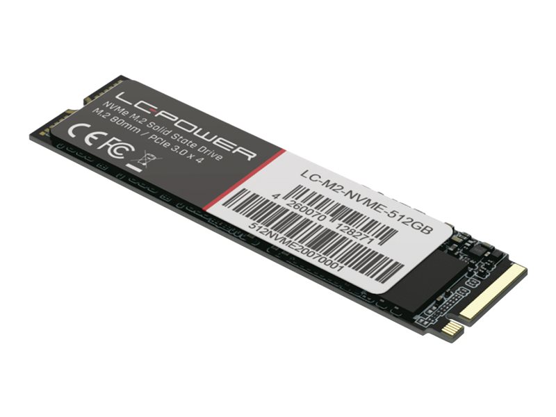 LC Power Phenom Series - SSD 512 GB - - M.2 2280 - PCIe 3.0 x4