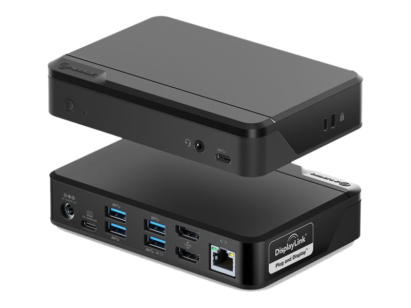 Alogic Universal Twin Hd Pro Dockingstation - Dockingstation - Usb-C - Hdmi - 1Gbe - 120 Watt