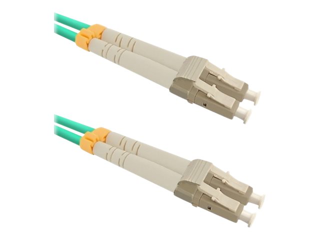 Qoltec - Patchkabel - Lc/Upc Multimode (Stecker) Auf Lc/Upc Multimode (Stecker) - 1 M. - Glasfaser - Duplex - 50 / 125 My - Om3 - Halogenfrei - Türki