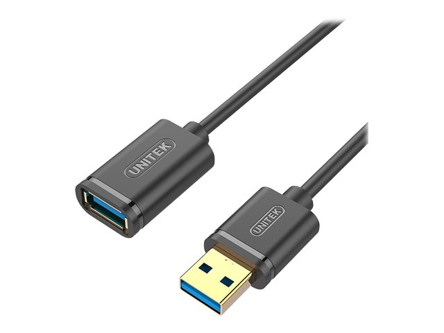 Unitek Y-C458gbk - Usb-Forlængerkabel - Usb Typ A (Han) Til Usb Typ A (Hun) - Usb 3.0 - 1.5 M - Sort