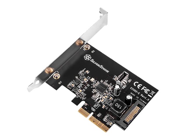 Silverstone Ecu02-E - Usb-Adapter - Pcie 3.0 X2 Lavprofil - Usb 3.2 Gen 2