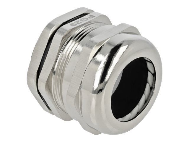 Delock Kabelverschraubung Pg29 Metall, Silber, Messing, 1 Stück(E), Pg29, 2,5 Cm, Ip68