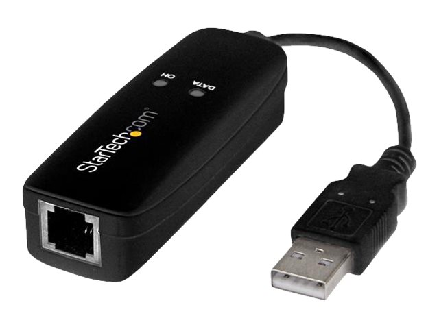 Startech.Com Usb 2.0 Faxmodem - 56K Externes Dialup V.92 Modem/Dongle/Adapter - Computer/Laptop Faxmodem - Usb Auf Telefonbuchse - Usb Datenmodem - N