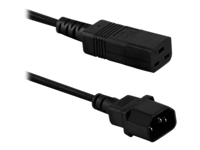 Qoltec 53990, 2 M, C14-Koppler, C19-Koppler, 250 V, 10 A