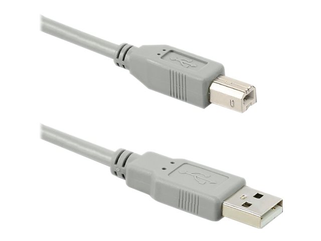 Qoltec - Usb-Kabel - Usb (Han) Til Usb Type B (Han) - Usb 2.0 - 5 M - Grå