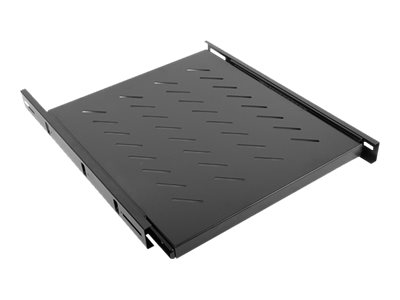 Lanberg - Hylla för rack - RAL 9004, svart - 1U - 19 | Datorer & Surfplattor - Rackkabinetter - Tillbehör | GameStuff