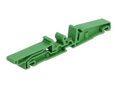 Delock - Din Rail Clip - Grøn (Pakke Med 4)