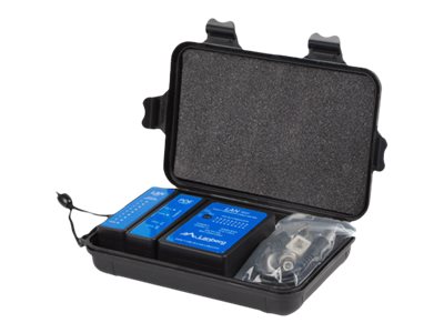 Netværkskabel tester PoE - Lanberg NT-0404, sort/blå