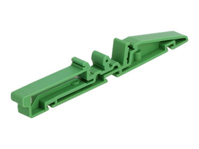 Delock - Din Rail Clip - Grøn (Pakke Med 4)