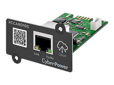 Cyberpower Rccard100 Cloud-Netzwerkkarte Für Pp Cloud Dienst Ethernet 100Base-Tx , Ethernet 10Base-T Für Expansion Port, Eingebaut, Kabelgebunden, Et