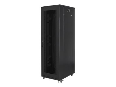 - Rack skap - svart, RAL 9004 - 42U - 19
