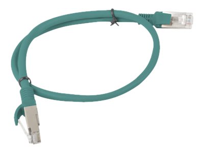 Lanberg - Patchkabel - Rj-45 (Han) Til Rj-45 (Han) - 50 Cm - Utp - Cat 5E - Strenget - Grøn, Ral 6024